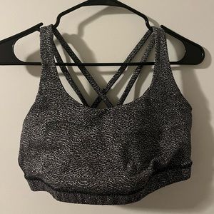 Lululemon size 10 strappy bra. Great condition, used.